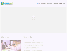 Tablet Screenshot of cloudalp.com